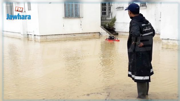 سبيطلة: إيواء عائلات بمعهد ثانوي بعد تسرب مياه الأمطار إلى منازلهم