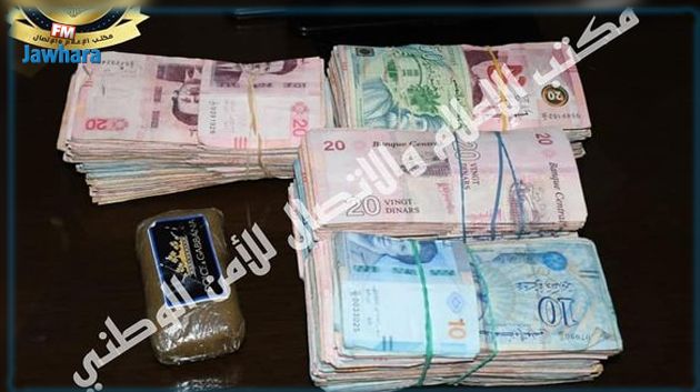 العاصمة: حجز صفيحة من القنب الهندي ومبلغ مالي قدره 20 ألف دينار