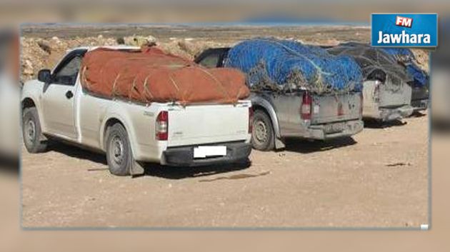 حجز بضائع معدة للتهريب ب5 ولايات