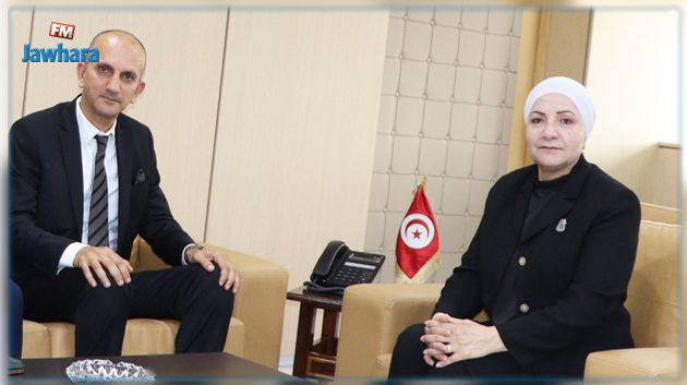 وزيرة العدل تلتقي رئيس نقابة الاذاعات الخاصة