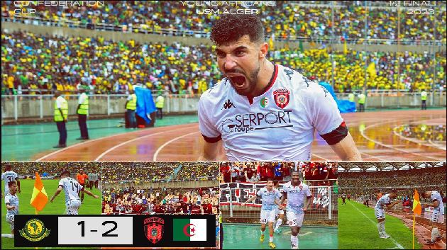 ذهاب نهائي كأس الكاف : اتحاد الجزائر يفوز على مضيفه يانغ أفريكانز التنزاني