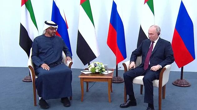 بوتين يستقبل محمد بن زايد