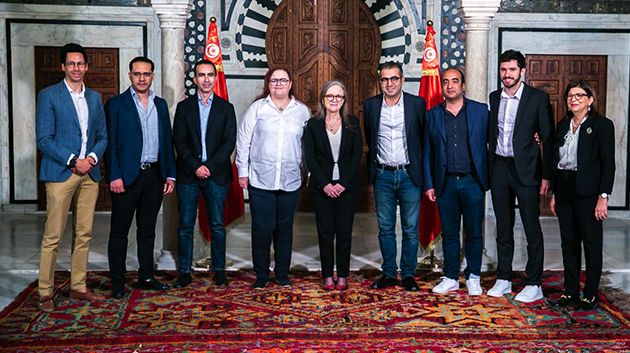  رئيسة الحكومة تستقبل باعثي عدد من المؤسسات التونسية الناشئة الرائدة على المستوى العالمي