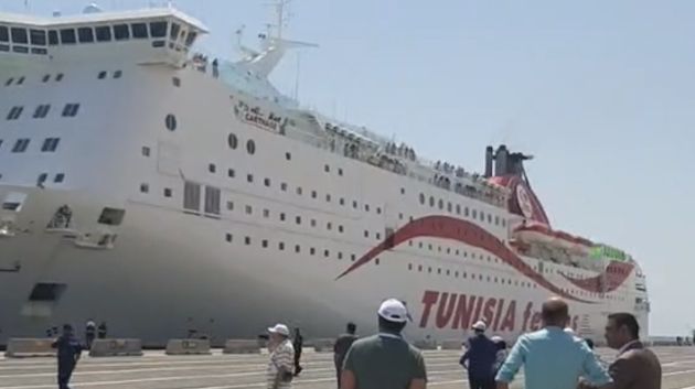 ميناء جرجيس: وصول أوّل رحلة عودة للتونسيين بالخارج (فيديو)