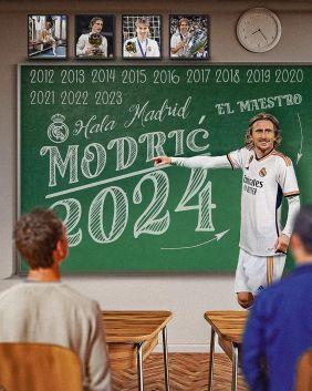 لوكا مودريتش يمدد عقده مع ريال مدريد