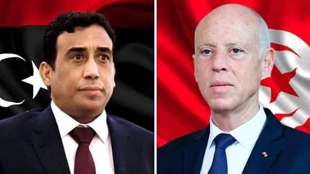 مكالمة هاتفية بين رئيس الجمهورية ورئيس المجلس الرئاسي بدولة ليبيا