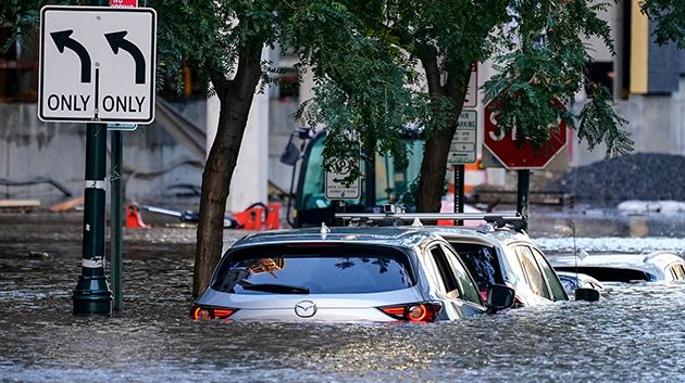 فيضانات خطيرة في نيويورك والسلطات تعلن حالة طوارئ
