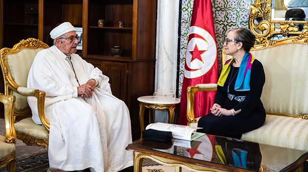 تطوير عمل ديوان الافتاء داخل تونس وخارجها محور لقاء رئيسة الحكومة مع مفتي الجمهورية