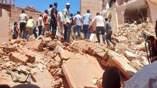 قتلى وجرحى بانهيار مبنى سكني في القاهرة