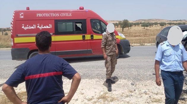 القصرين: إصابة 10 أشخاص جلّهم عاملات فلاحيات في حادث إنقلاب شاحنة