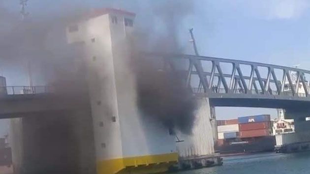 والي بنزرت يكشف عن مستجدات التدخلات في قنطرة بنزرت بعد الحريق 