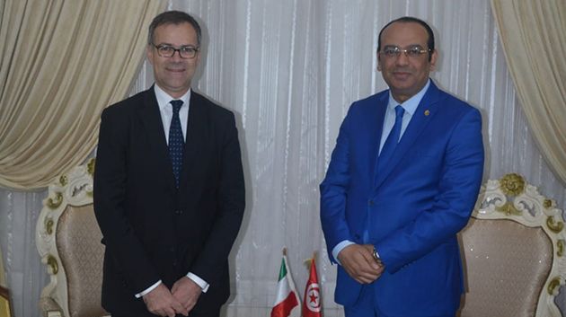وزير الشّؤون الدّينية يستقبل سفير إيطاليا بتونس