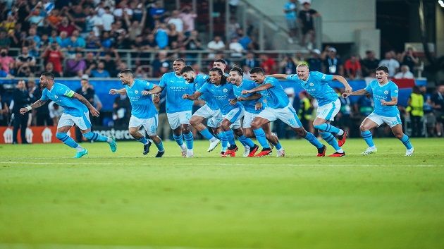مانشستر سيتي يتوج بالسوبر الأوروبي على حساب اشبيلية