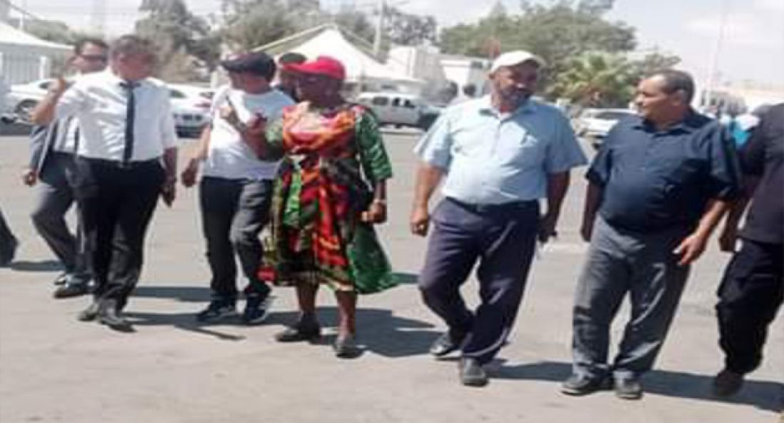 وفد من الأمانة العامة لمنطقة التبادل الحر الإفريقية يؤدي زيارة لمعبر راس جدير وفد من الأمانة العامة لمنطقة التبادل الحر الإفريقية يؤدي زيارة لمعبر راس جدير