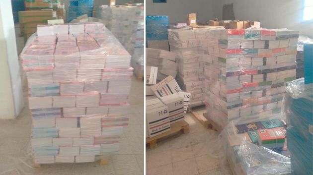 أريانة: حجز 11340 كراسا مدعما إثر مداهمة مخزن عشوائي 