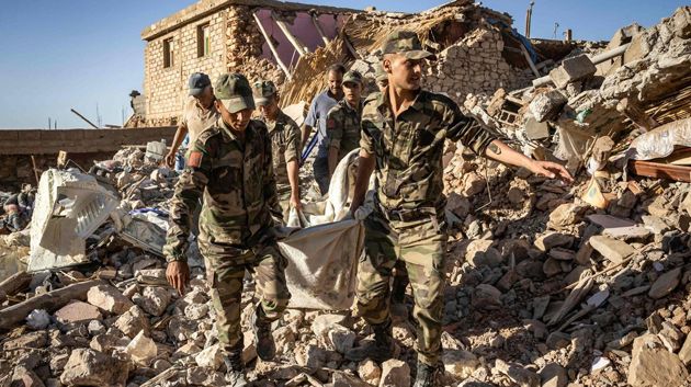 حصيلة جديدة لضحايا زلزال المغرب