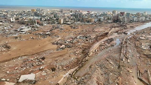 وزير ليبي: 'ربع مدينة درنة اختفى.. وعدد القتلى كبير جدًّا'