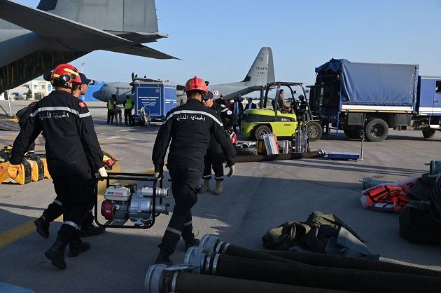 حصيلة أعمال الاغاثة لـ