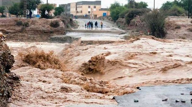 سيول عارمة تجتاح شرق المغرب