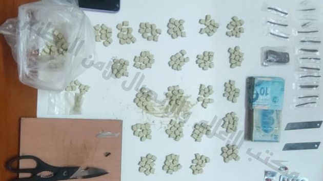سوسة : حجز 270 قرص مخدر وقطع من الزطلة بمنزل أحد مروّجي المخدّرات