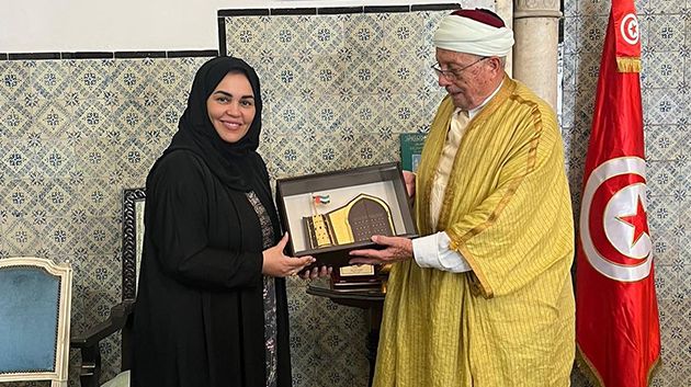 سفيرة دولة الإمارات بتونس تلتقي مفتي الجمهورية