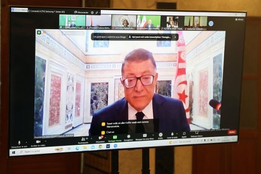 بودربالة يشارك في الإجتماع الإفتراضي لرؤساء إتحاد مجالس الدول الأعضاء في منظمة التعاون الإسلامي