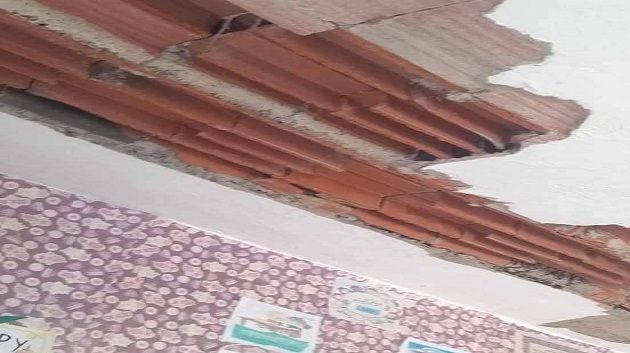 سليانة: سقوط جزء من سقف قاعة بمدرسة ابتدائية في بوعرادة