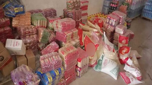 بنزرت: حجز كميات هامة من المواد الاستهلاكية وضخّها ضمن المسالك القانونية