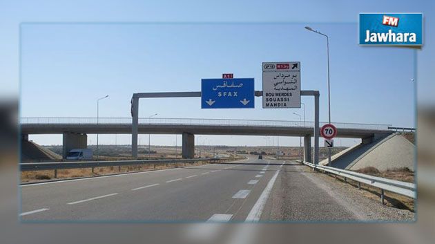  انطلاق أشغال تدعيم معبّد الطريق السيارة من هرقلة إلى النفيضة
