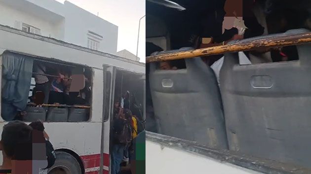 جرّاء رشقها بالحجارة: تهشيم نوافذ حافلة للنقل المدرسي بالميدة من ولاية نابل