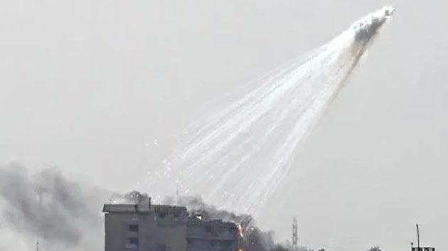 'العفو الدولية' تُحقّق في استخدام الإحتـ.ـلال للفسفور الأبيض في غـ.ـزة