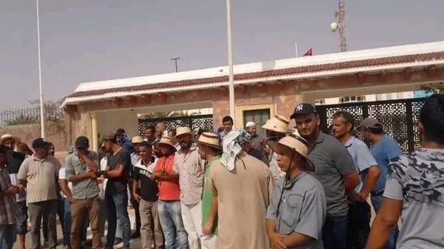إضراب بيومين لأعوان شركة البستنة بتطاوين
