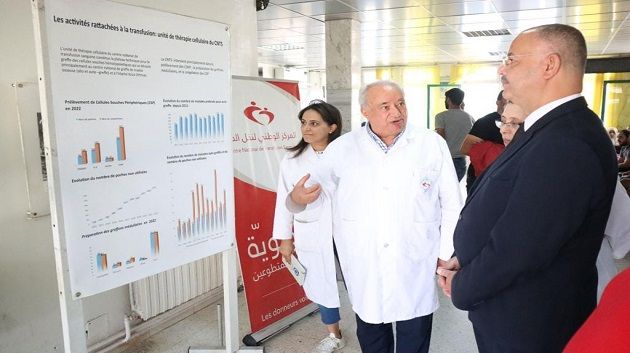 وزير الصحة يطّلع على آخر الاستعدادات للحملة الوطنية للتبرع بالدم لفائدة الفلسـ.طينيين