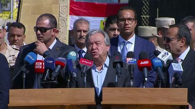 غوتيريش: 'مصر بلد ذات سيادة وسنُدخل المساعدات لغزّة وفق قوانينها'