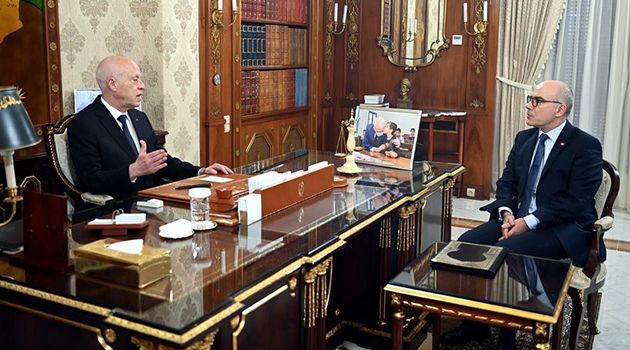 سعيّد يدعو السفراء المعتمدين بتونس للمطالبة بتطبيق القانون الدولي الإنساني