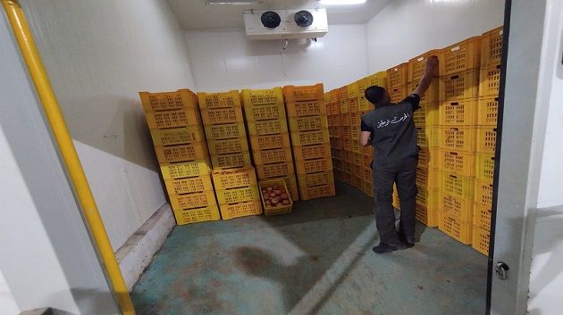 حجز بضائع مختلفة مُعدّة للاحتكار والمضاربة