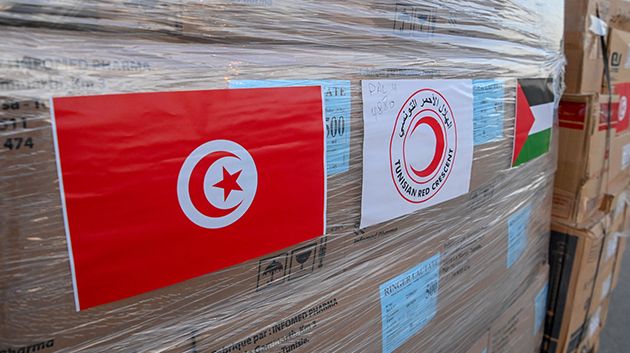 الليلة: وصول باخرة محمّلة بمساعدات من الجالية التونسية بفرنسا لفائدة الشعب الفلسطني