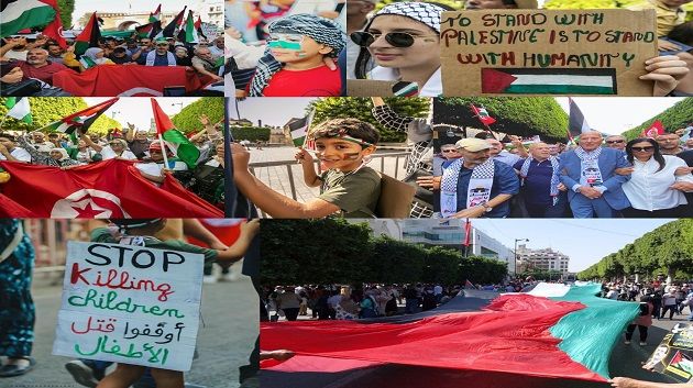 النهضة تدعو أنصارها للمشاركة غدا في مظاهرة للتضامن مع الشعب الفلسطيـ.ني