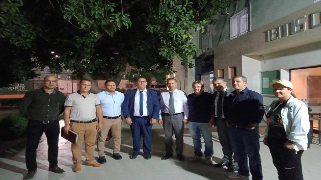 المندوب الجهوي للشباب والرياضة بصفاقس يؤدي زيارة الى المعهد الرياضي بالجهة (صور)