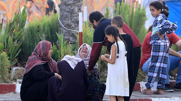 شـ.ـهداء وجرحى في قصف صهـ.ـيوني استهدف مدرسة في غـ.ـزة