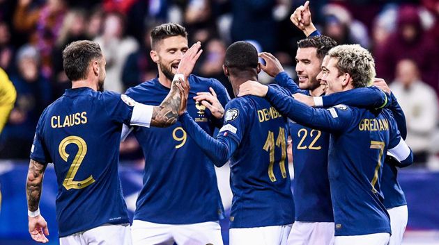 فرنسا تحقق انتصارا تاريخيا 14-0 على جبل طارق