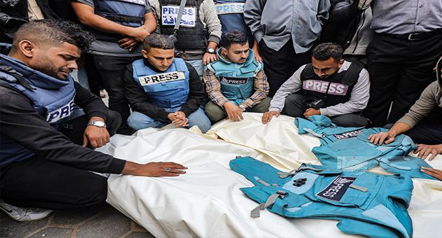 غير مسبوق.. الاحـ.تلال يقـ.تل 60 صحـفيا وإعلاميا فلـ.سطينيا منذ 7 اكتوبر