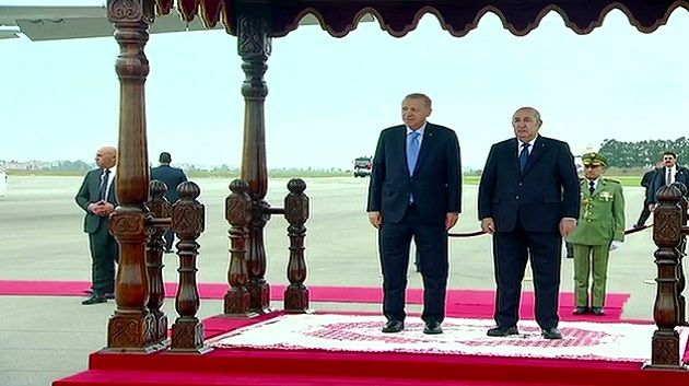 أردوغان يصل إلى الجزائر (فيديو)
