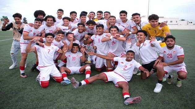 المنتخب التونسي للأواسط يتوج بدورة إتحاد شمال إفريقيا بالعلامة الكاملة