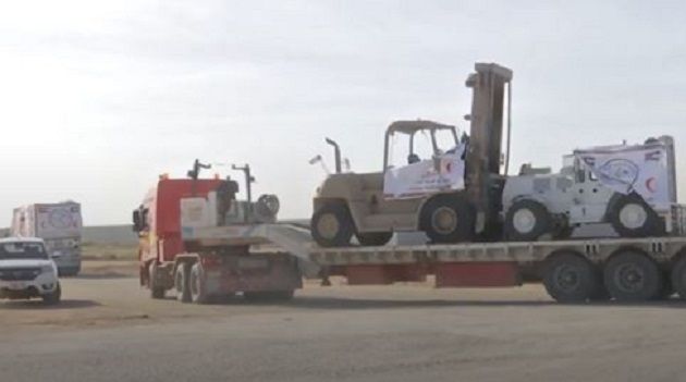 المستشفى الميداني الإماراتي يبدأ الدخول إلى قطاع غـــ.زة