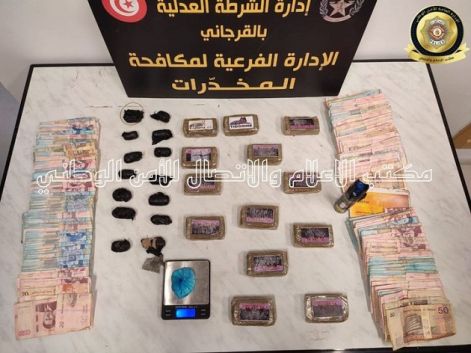 الكشف عن شبكة مختصّة في تهريب وترويج مخدّر القنب الهندي و الكوكايين و الهيروين