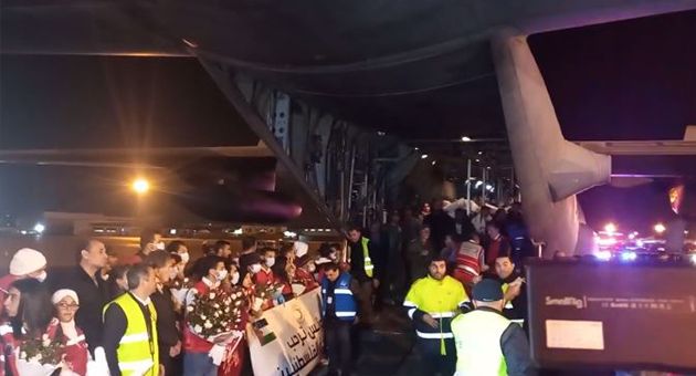 الحرب على غزّة.. وصول جرحى فلسطينيين الى تونس