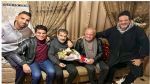 وفد من النجم برئاسة عثمان جنيح يؤدي زيارة الى والد اللاعب لؤي بن حسين