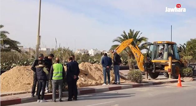 والي سوسة يوضّح بخصوص الأشغال بالطريق السياحية