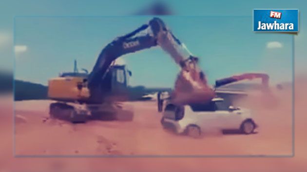 موظف يدمر سيارة مديره بسبب تـأخر راتبه